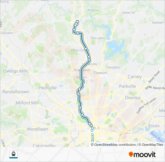 LIGHT RAILLINK Light Rail Line Map