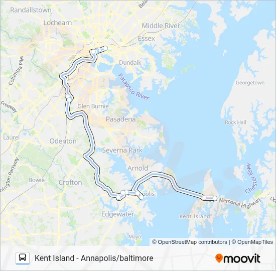 Bus Ruta 210 210 Route: Schedules, Stops & Maps - 210/6 Kent Island (Updated)