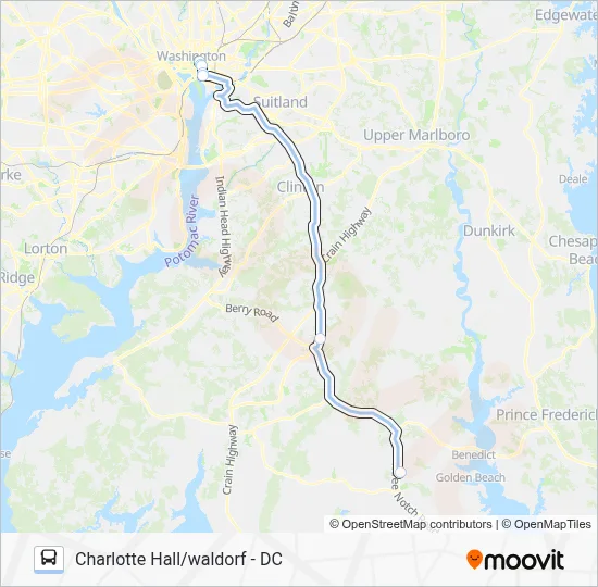 705 Route: Schedules, Stops & Maps - 705/12 Waldorf/Charlotte Hall ...