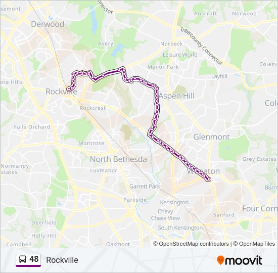 48 Bus Line Map