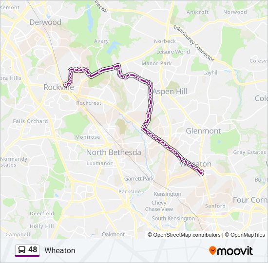 48 Bus Line Map