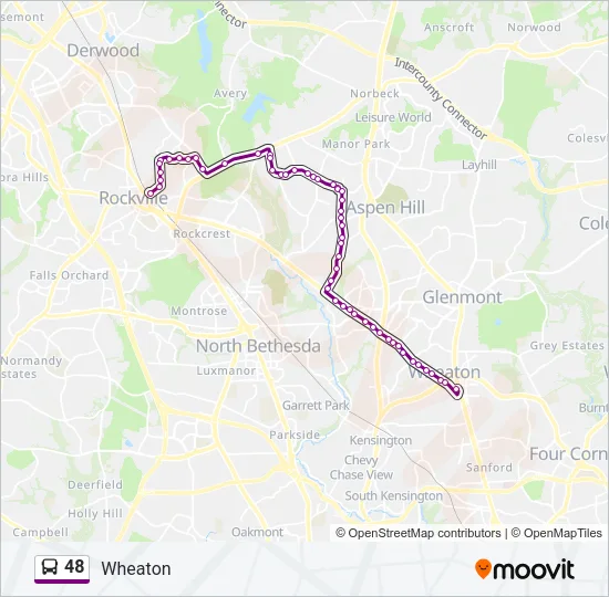 48 Bus Line Map