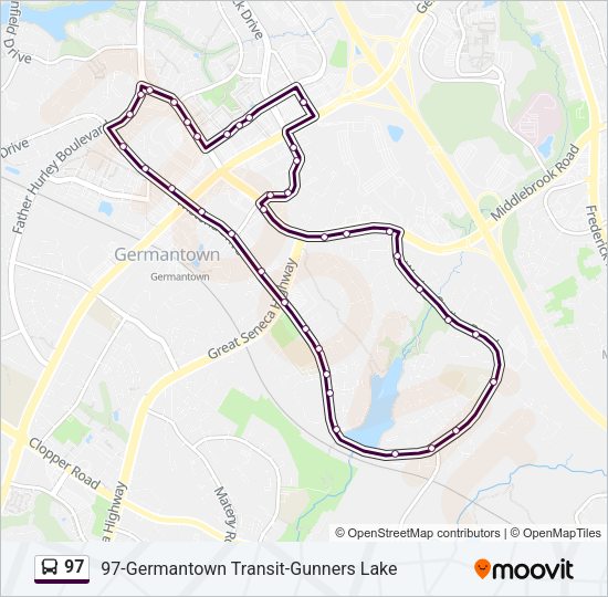 97 Bus Line Map