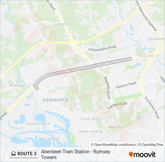 ROUTE 3  Line Map