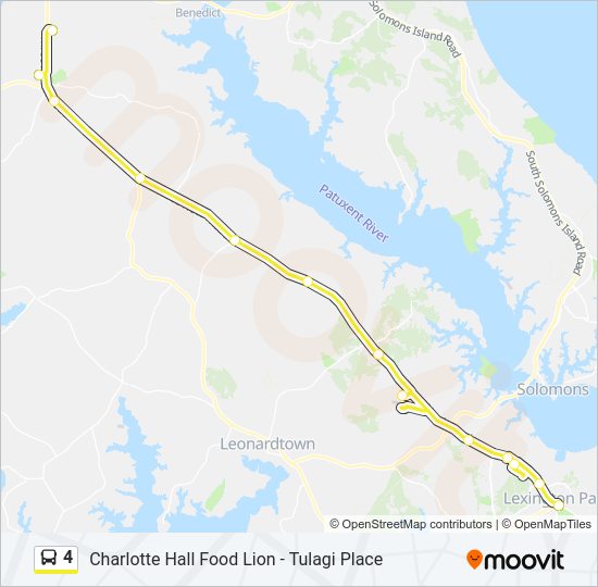 Lexington Park Maryland Map 4 Route: Schedules, Stops & Maps - Lexington Park (Updated)