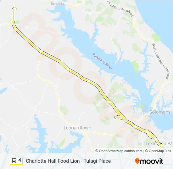 4 Bus Line Map