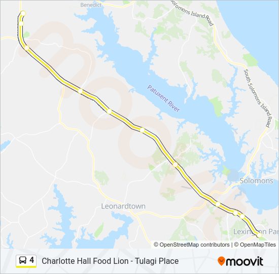 4 Bus Line Map