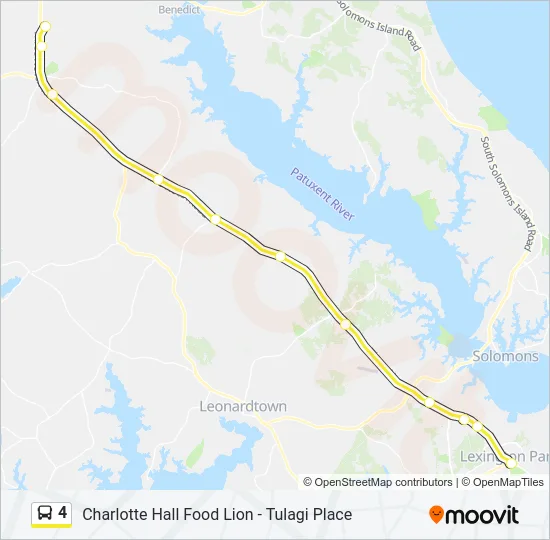4 Bus Line Map