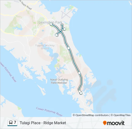 7 Bus Line Map