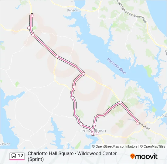 12 Bus Line Map