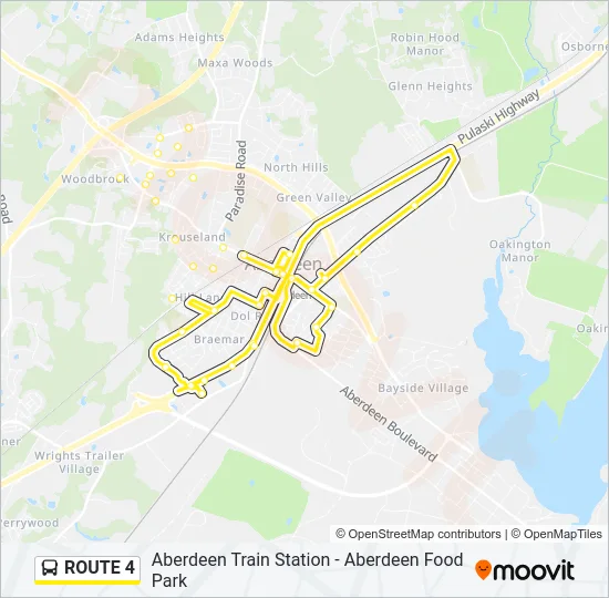 ROUTE 4  Line Map