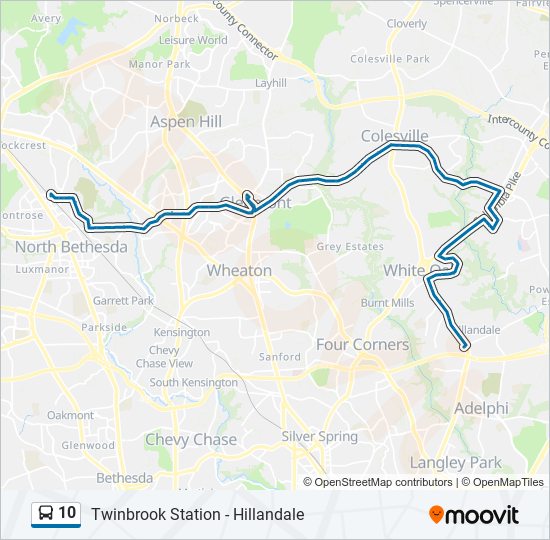 10 Route: Schedules, Stops & Maps - Twinbrook (Updated)