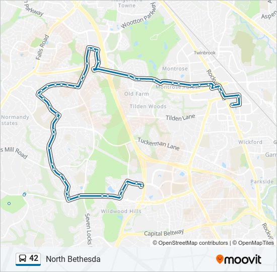 Mapa de 42 de autobús