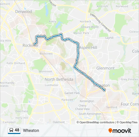 48 Bus Line Map
