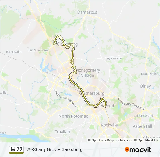 79 Bus Line Map
