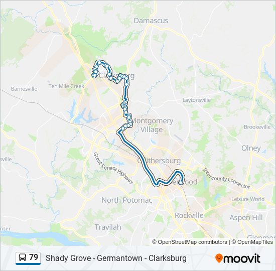 79 Bus Line Map