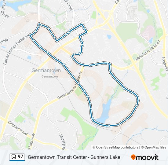 97 Bus Line Map