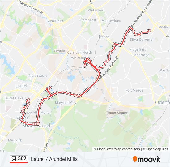 502-route-schedules-stops-maps-towne-centre-laurel-updated