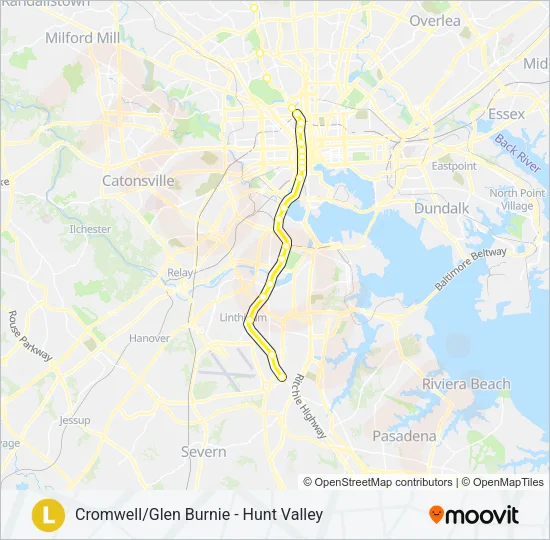 LIGHT RAIL Line Map