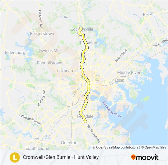 LIGHT RAIL Line Map