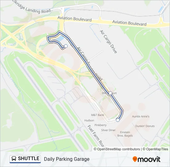 SHUTTLE Bus Line Map