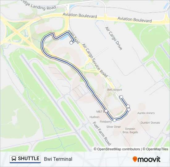 SHUTTLE Bus Line Map