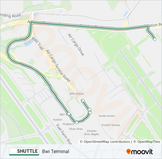 SHUTTLE bus Line Map