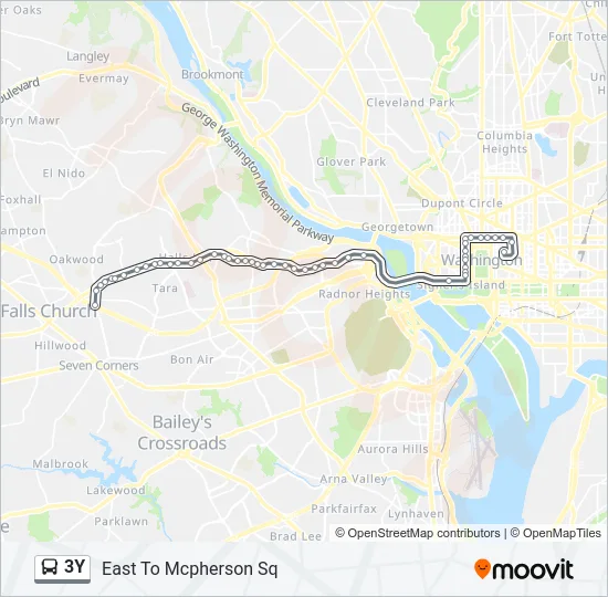 3Y Bus Line Map