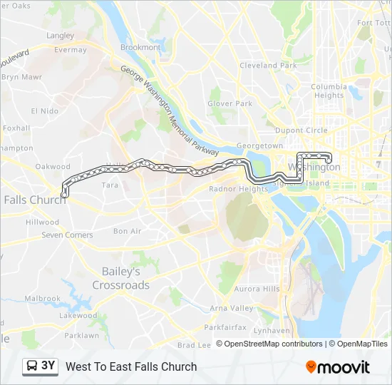 3Y Bus Line Map