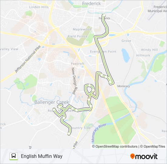 ROUTE 85 SHUTTLE bus Line Map