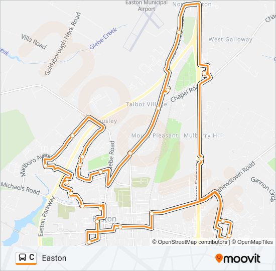C Bus Line Map