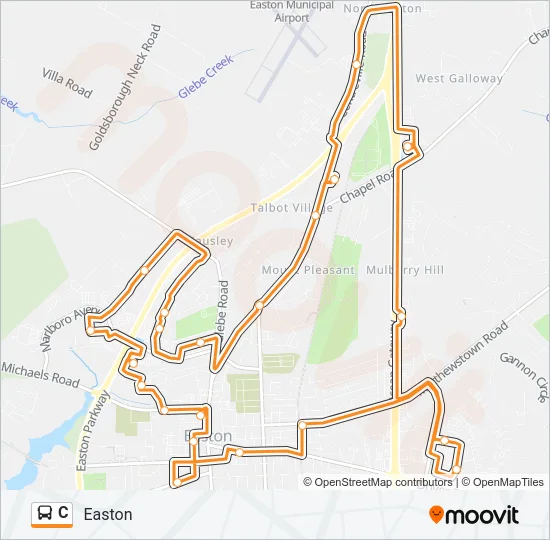 C Bus Line Map