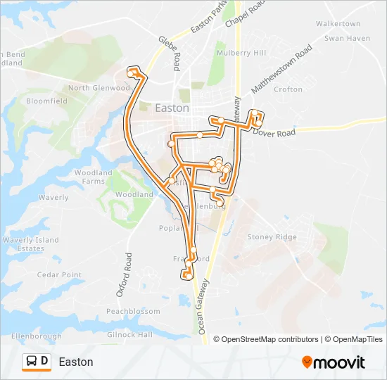 D Bus Line Map