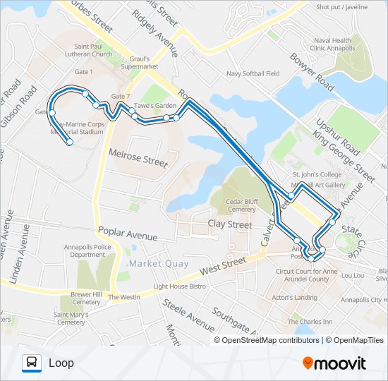 STATE SHUTTLE bus Line Map