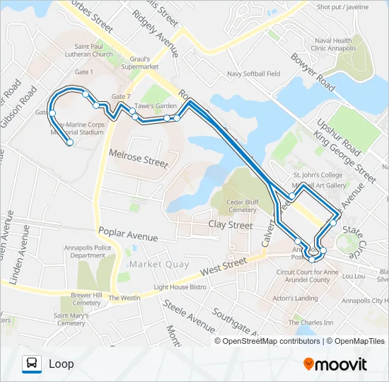 STATE SHUTTLE Bus Line Map
