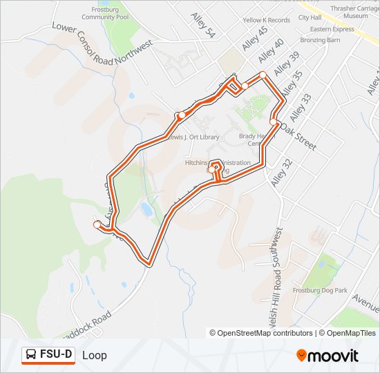 Fsu Bus Routes Map Fsud Route: Schedules, Stops & Maps - Loop (Updated)