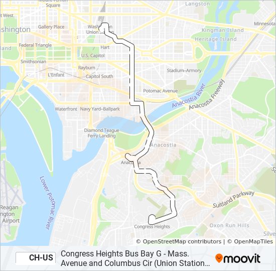 CH-US bus Line Map