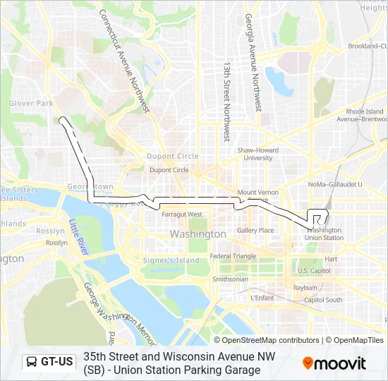GT-US  Line Map