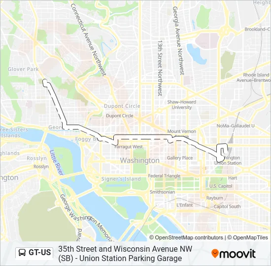 GT-US  Line Map