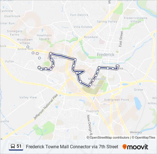 51 Route: Schedules, Stops & Maps - Transit Center (Updated)