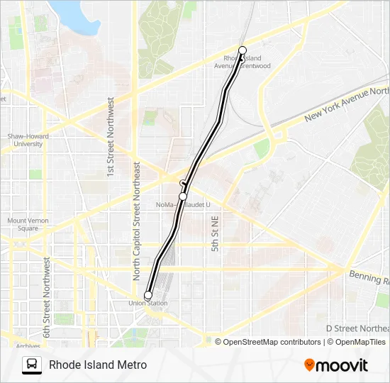 METRO STATION CLOSURE SHUTTLE Bus Line Map