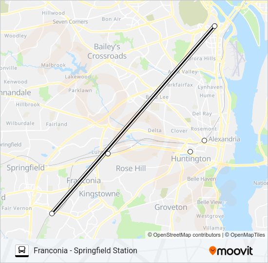 METRO STATION CLOSURE SHUTTLE Bus Line Map