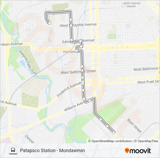 26 Bus Line Map