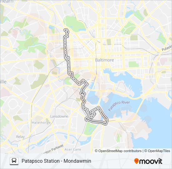 26 Bus Line Map