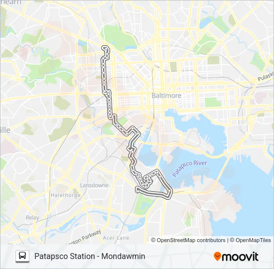 26 Bus Line Map