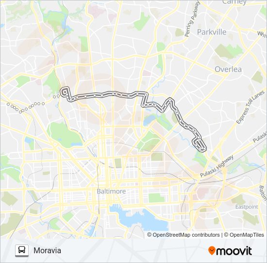 28 Bus Line Map