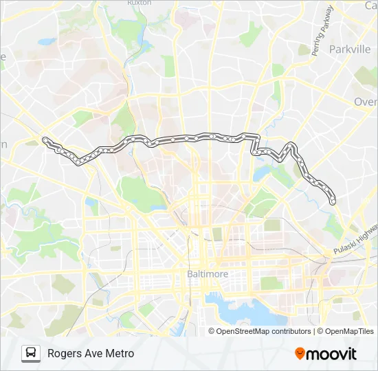 28 Bus Line Map