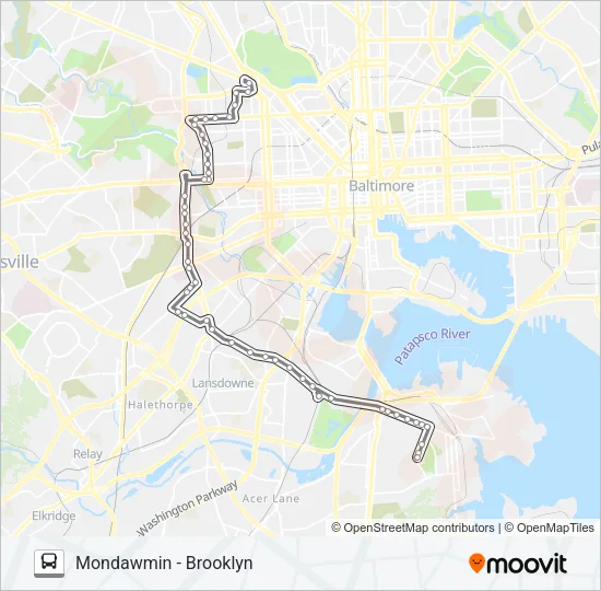 29 Bus Line Map