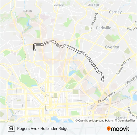 30 Bus Line Map