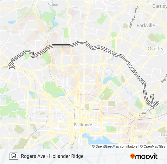 30 Bus Line Map